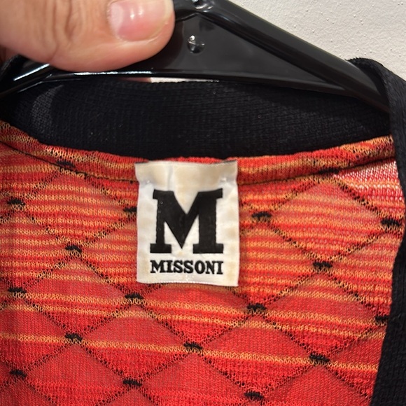 MISSONI wave knit button front cardigan - Picture 3 of 6